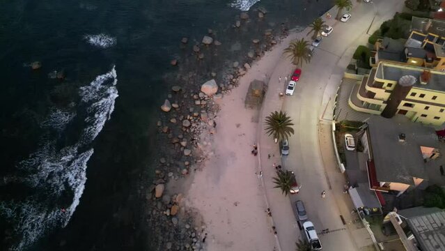 Playa Los Fosiles, Algarrobo, Chile
