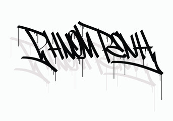 PHNOM PENH city graffiti tag style
