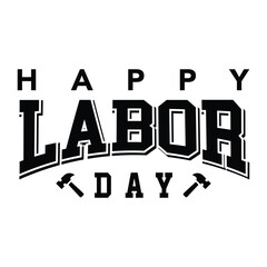 Vector happy labor day typography design vector illustration happy labor day vector