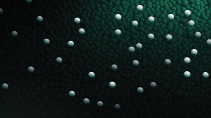  Background with golf balls in Dark Green color.
