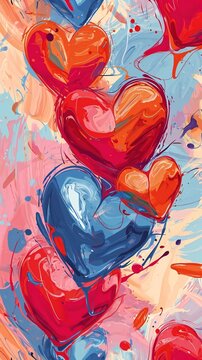 Romantic heart icon in a trendy style for a wedding celebration. Love icon symbol. Wedding concept.