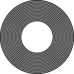 Fototapeta premium Circle of different shapes. Elements for design