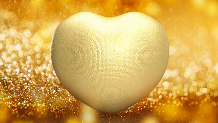 The Heart for love or health concept 3d rendering..