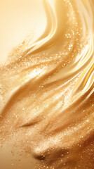 luxurious backdrop showcasing intricate glitter golden waves
