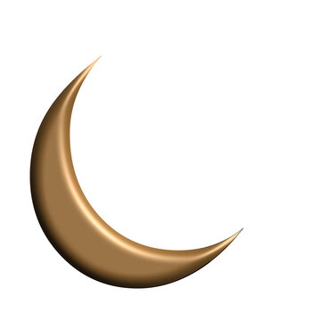 golden crescent shape