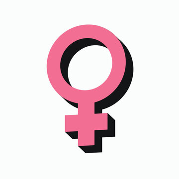 women gender symbol 3d