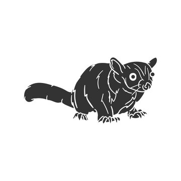 recommend clip art: Sugar Gliders Icon Silhouette Illustration. Animal Vector Graphic Pictogram Symbol Clip Art. Doodle Sketch Black Sign.