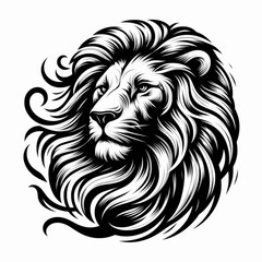 lion head vector
