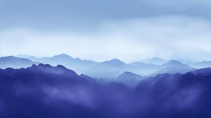 Naklejka premium Indigo Color Fog Background