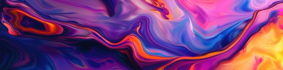 Abstract colorful flowing waves design. Background for technological processes, science, presentations, education, etc