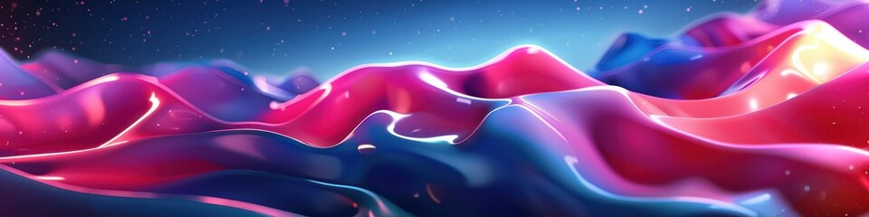Abstract colorful flowing waves design. Background for technological processes, science, presentations, education, etc