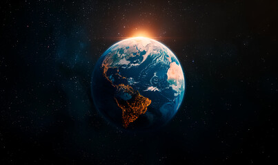 Fototapeta premium earth in space