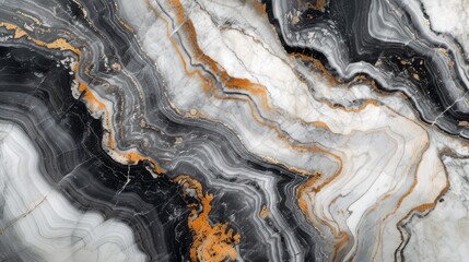 beautiful black and white marble stone texture. wallpaper background