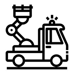 ladder truck icon