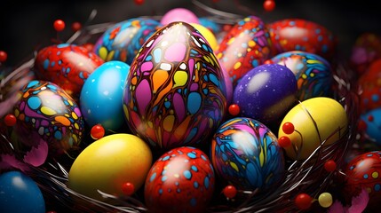 Fototapeta na wymiar The Color Giving Life To Easter