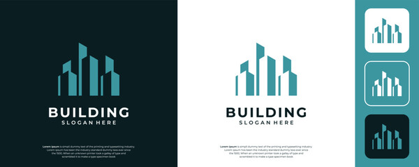 building logo design template inspiration