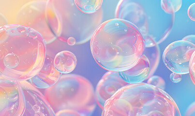 abstract background with bubbles,Generative AI