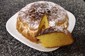 Bizcocho casero - Homemade sponge cake