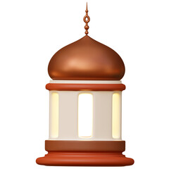 3D ramadan kareem ornaments