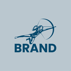 woman archer logo