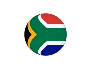 Naklejka premium South Africa Flag