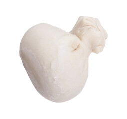 Uncooked khinkali (dumpling) isolated on white. Georgian cuisine