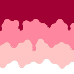 フレーム素材_垂れた液体_ピンク