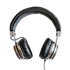 over-ear headphones on a transparent background