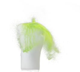 Boxing punch through Sand, concept of competition challenge of leader business man or teamwork, winning leadership strategic plan and risk management team player