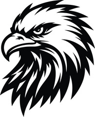 eagle, bird head, animal mascot illustration,