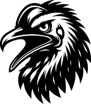 recommend clip art: cassowary bird head, animal mascot illustration,