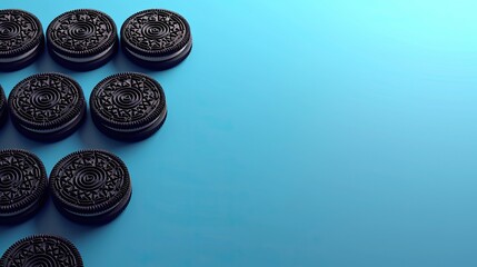 Greeting Card and Banner Design for Social Media for Celebrating National Oreo Day Background