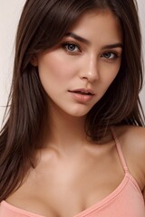 Obraz premium gorgeous woman looking towards the camera