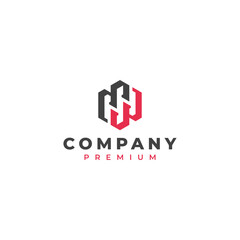 initial letter mw monogram logo