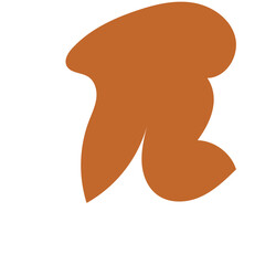 Autumn Abstract shape vector 