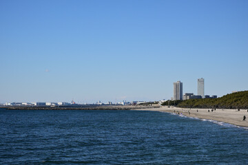 稲毛の浜　千葉市美浜区