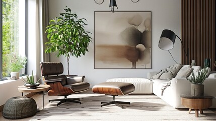 Scandinavian minimalism with aesthetical composition 
