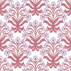 Ikat Flower Pattern Ethnic Geometric native tribal boho motif aztec textile fabric carpet mandalas African