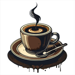 vector of coffe