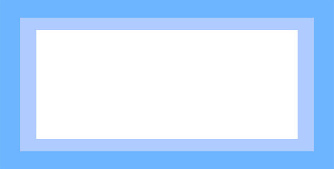 Pastel rectangle with dual borders