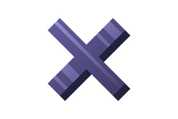 Cancel Interface Flat Sticker Design