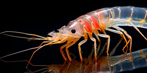  hyper realistic illustrations of Banded boxer shrimp