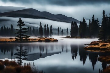 morning in the mountains