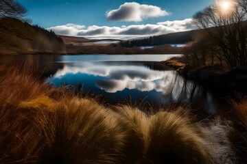 lake in the mountains