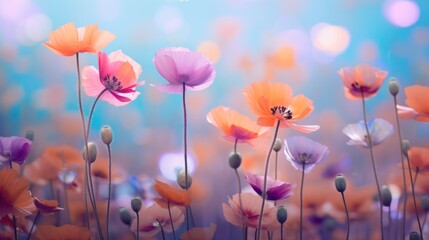 Beautiful fairy flowers. Neural network AI generated art