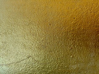 Gold color cement background