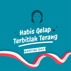 Kartini day banner template