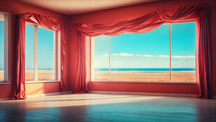 Fototapeta premium Interior empty room HD