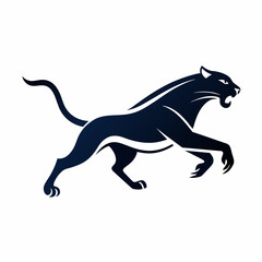 Jaguar Puma Lion Panther silhouette logo design inspiration
