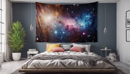 Galactic Tapestry: Celestial Symphony in Color